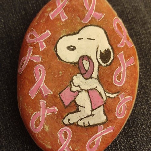 Snoopy pour octobre rose